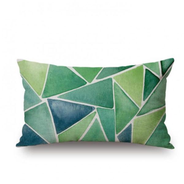 Collection – Housse de Coussin tropical paradise coussin rectangle vert à triangle