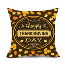 Housse de coussin happy time 4