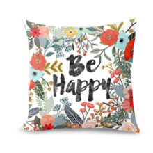 Housse de coussin happy time