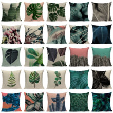 Housse de Coussin dark jungle