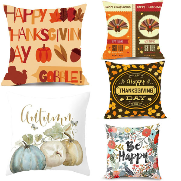 Housse de coussin happy time 5