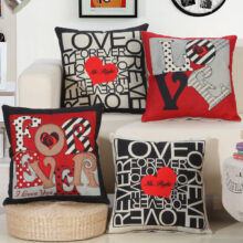 Housses de Coussin love red Collection de Coussin love red