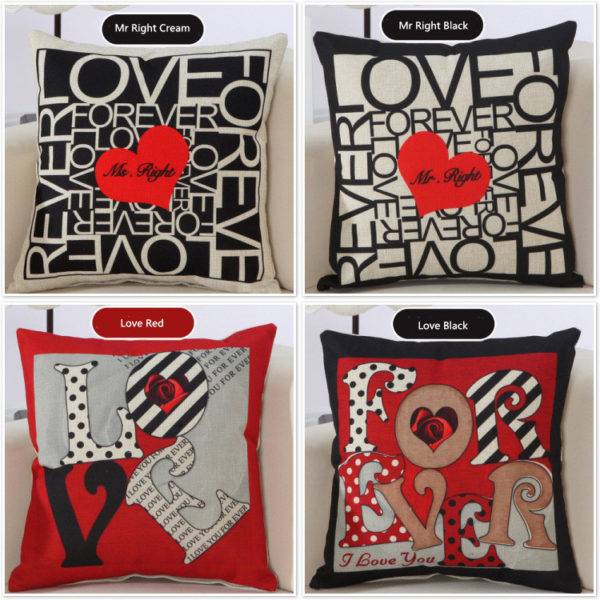 Housses de Coussin love red Collection de Coussin love red 1