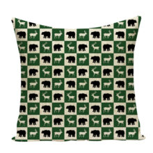Housses de coussin le cerf vert Housses de coussin le cerf vert 2