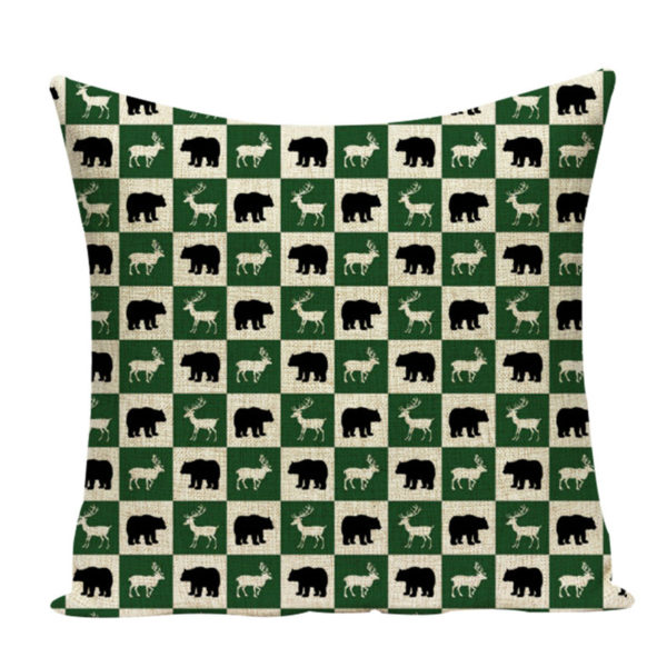 Housses de coussin le cerf vert Housses de coussin le cerf vert 2