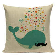 Housse de coussin zanimaux
