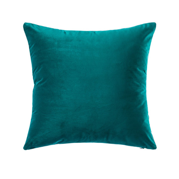 Housse de coussin navy velour 1