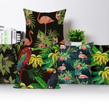 Housse de coussin tropical night Housse de coussin tropical night