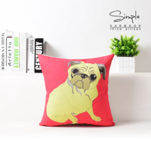 Housse de coussin animaux en couleur Housse de coussin animaux en couleur 1