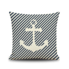 Housses de coussin ancre marine 1
