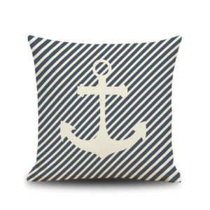 Housses de coussin ancre marine Housses de coussin ancre marine 1