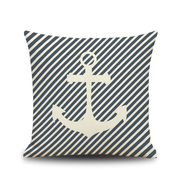 Housses de coussin ancre marine 1