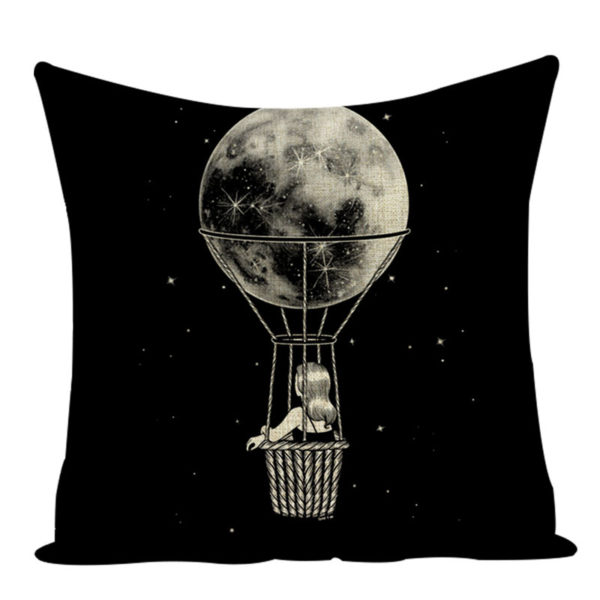 Collection Housses de coussin pop art noir et blanc