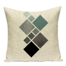 Housse de coussin moderne scandinave 3D color Housse de coussin moderne scandinave 3D color