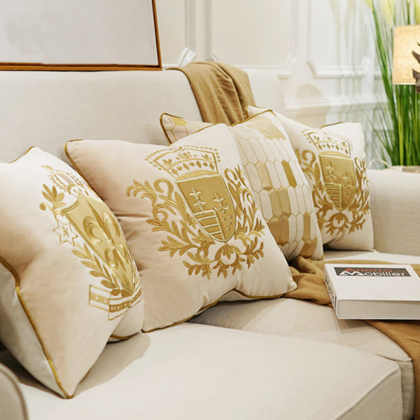 Collection de coussin bleu royale 2