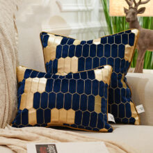 Collection de coussin bleu royale 1