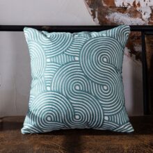 Collection housse de coussin géométrique turquoise 2