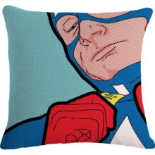 Housse de coussin collection comics colors Coloré drôle comique livres Coussin imprimé (Pas de Charge) linge Famille affection Canapé Siège De Voiture famille Décoratif À La Maison Throw oreiller
