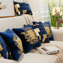 Collection de coussin bleu royale