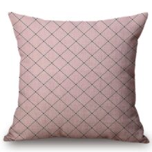 Housses de coussin scandinave classique mode Scandinave Jeter Taie d'oreiller Style Nordique Coussin Décoratif Couvre Noir Jaune Géométrique Bandes Plaid Housse de Coussin pour Canapé 4