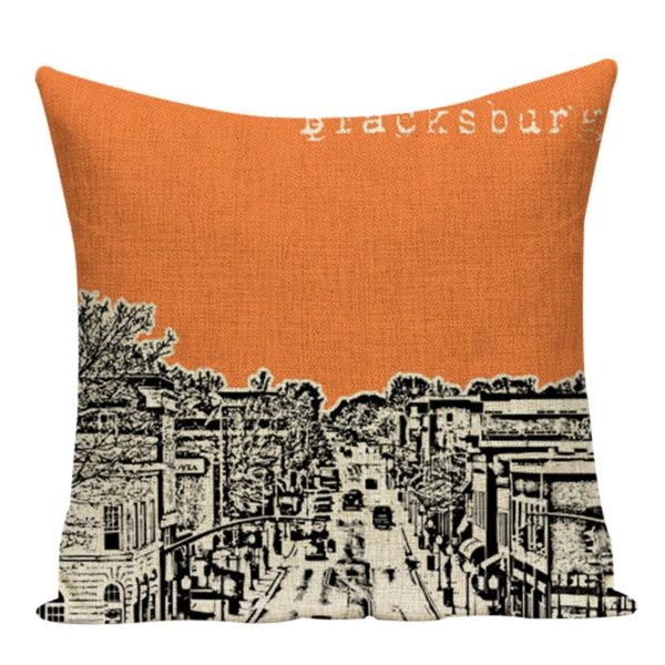 Housse de coussin city vintage Housse de coussin city vintage