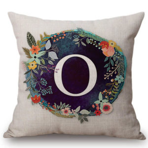 Collection Housses lettre florale Collection Housses lettre florale