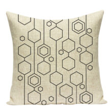 Housse de coussin moderne scandinave 3D color Housse de coussin moderne scandinave 3D color