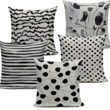 Housse de coussin black primary Housse de coussin black primary