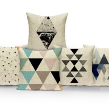 Collection housse de coussin carré géo scandinave Collection housse de coussin carré géo scandinave