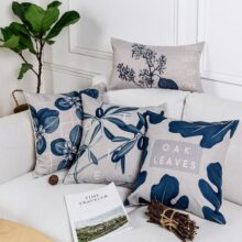 Housse de coussin blue flowers Housse de coussin blue flowers 1