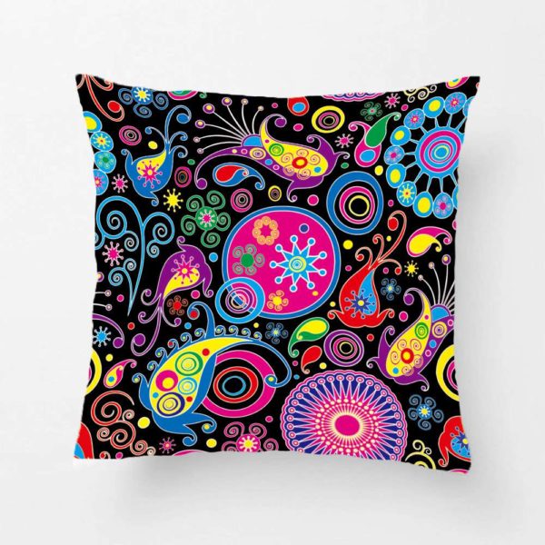 Housse de coussin retro psycho 2