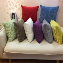 Housse de coussin couleurs géométriques Housse de coussin couleurs géométriques 1
