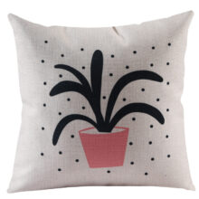 Housse de coussin cactus girl 1