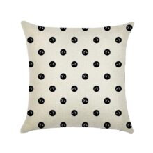 Housse de coussin géo scandinave noir & blanc Housse de coussin géo scandinave noir & blanc 2