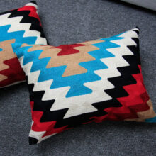 Housse de coussin Vintage brodé 5