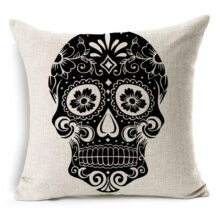 Housse de coussin collection bal des têtes Housse de coussin collection bal des têtes 1