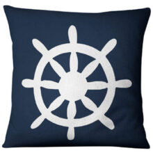 housse de coussin collection bateau marin Housse de coussin marin gouvernail