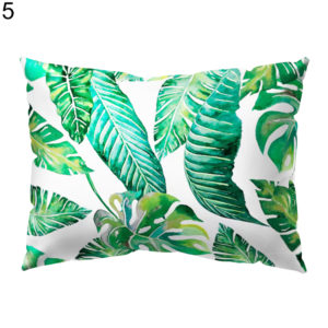 Housse de coussin collection blue tropical