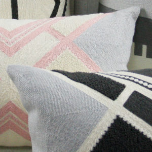 Housse de coussin collection aztèque Vintage Rose Gris Coussin Couverture Aztèque Géométrique Broderie Taie d'oreiller avec Pour Canapé Lit Simple Décor À La Maison 45x45 cm/30x50 cm 1