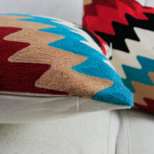 Housse de coussin Vintage brodé 3