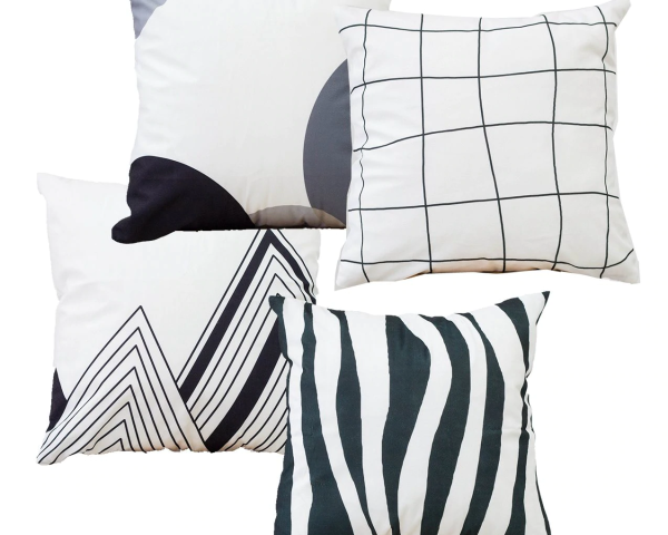 Housse de coussin collection des animaux scandinaves