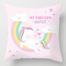 Housse de coussin collection my licorne