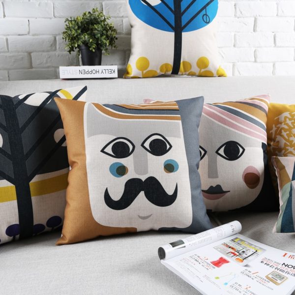 Housse de coussin nouveau style scandinave Housse de coussin nouveau style scandinave 1
