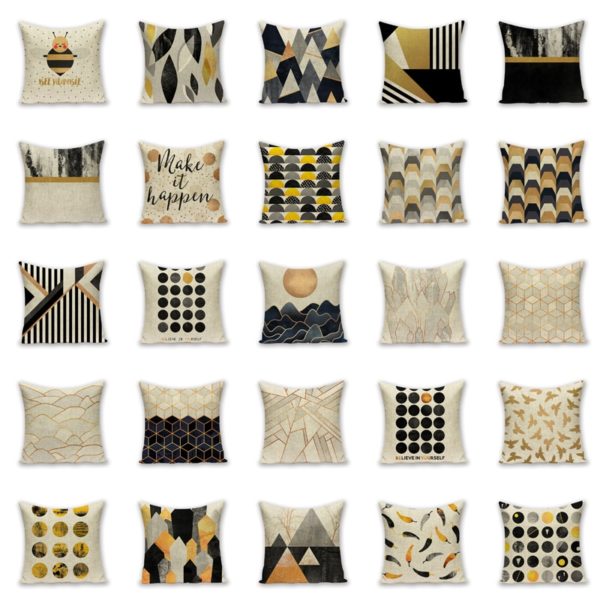 Housse de coussin collection abeille nordique 1