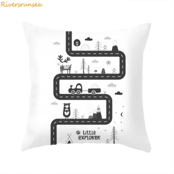 Housse de coussin collection dessin scandinave 1
