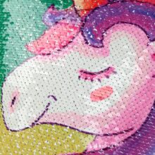 Housse de coussin licorne sequin 1