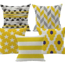 Housse de coussin yello nordique 1