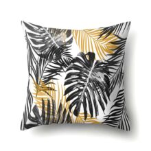 Housse de coussin nordique tropical night