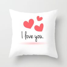 Housse de coussin amour toujours coussin anour toujour