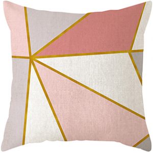 Housse de coussin cerf et flamant rose scandinave Housse de coussin cerf et flamant rose scandinave